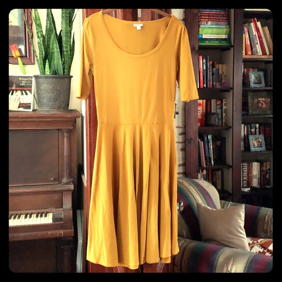 LuLaRoe Dresses & Skirts - LuLaRoe mustard Nicole
